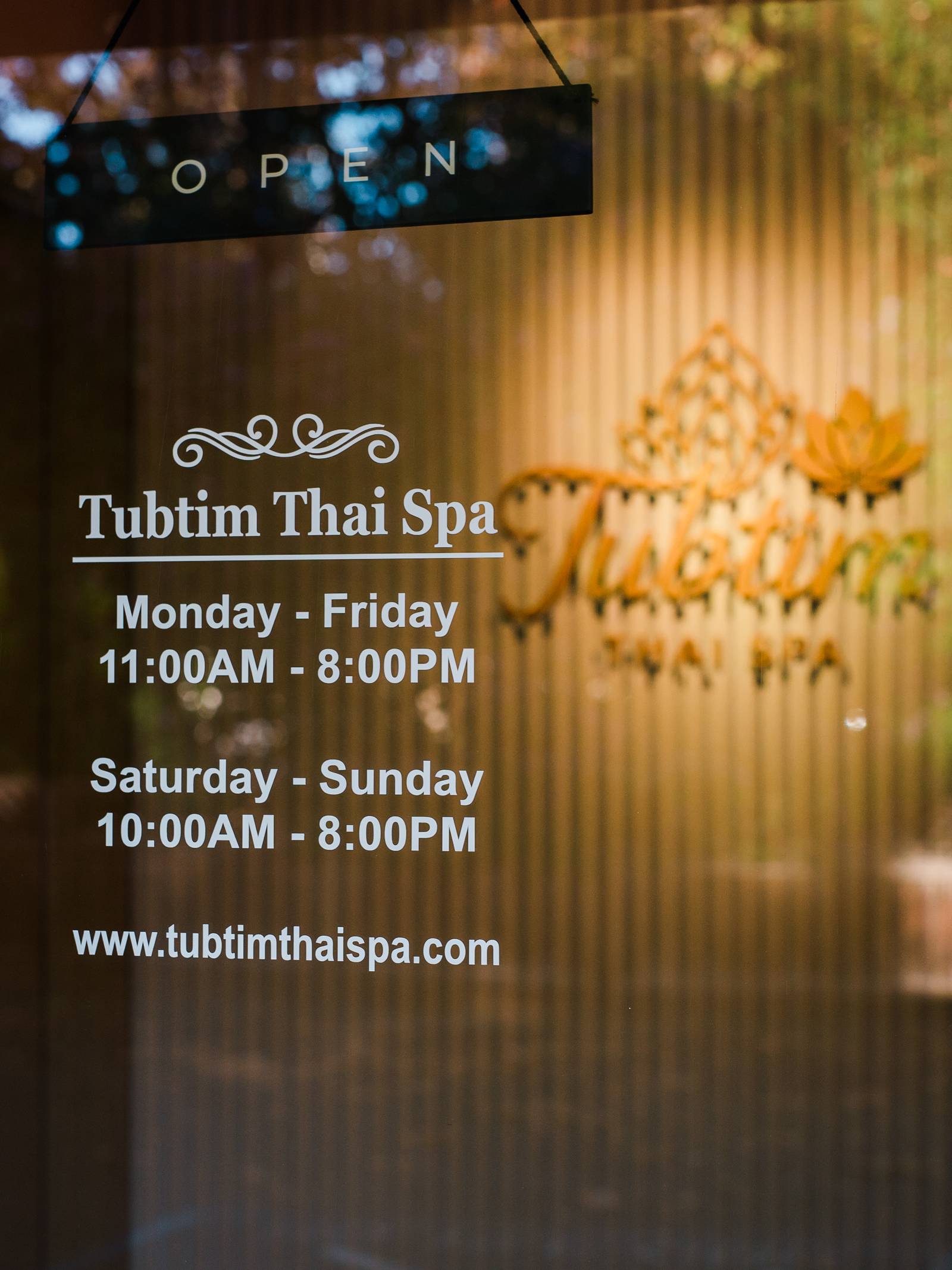 Tubtim Thai Spa storefront view